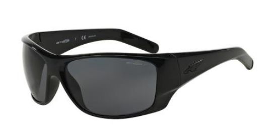 Arnette Polarized Gray Rectangular Mens Sunglasses An4215 4181 66 In Black / Gray