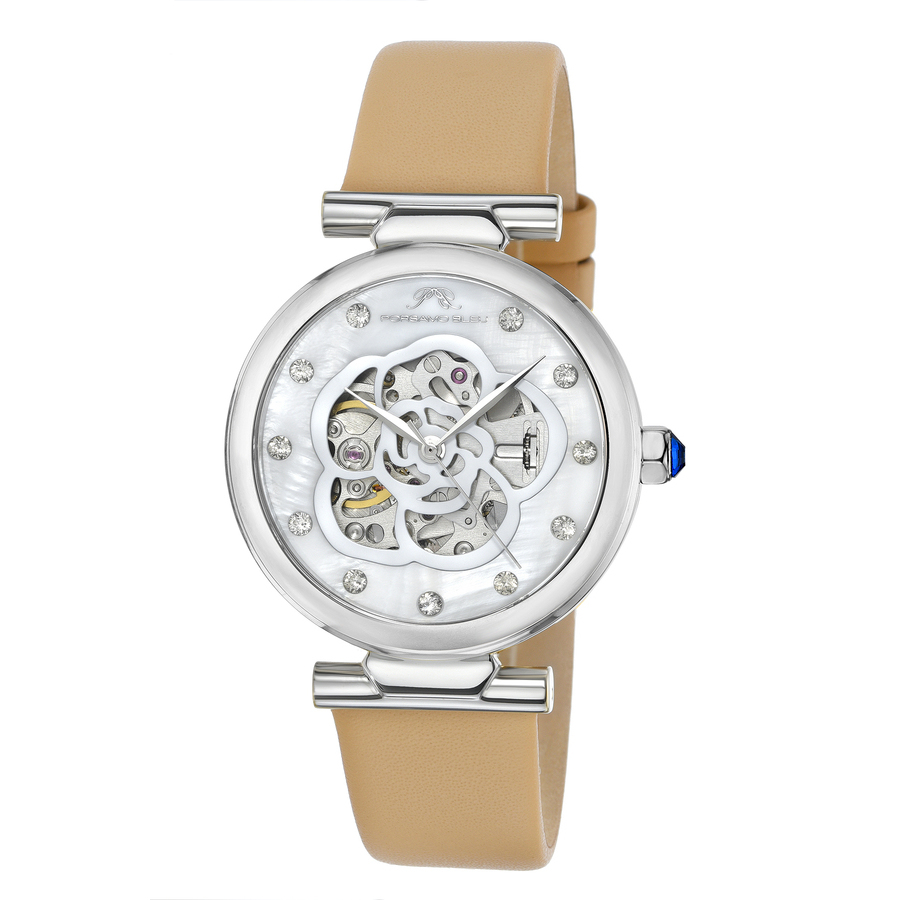 PORSAMO BLEU PORSAMO BLEU LAURA AUTOMATIC WHITE DIAL LADIES WATCH 1212ALAL