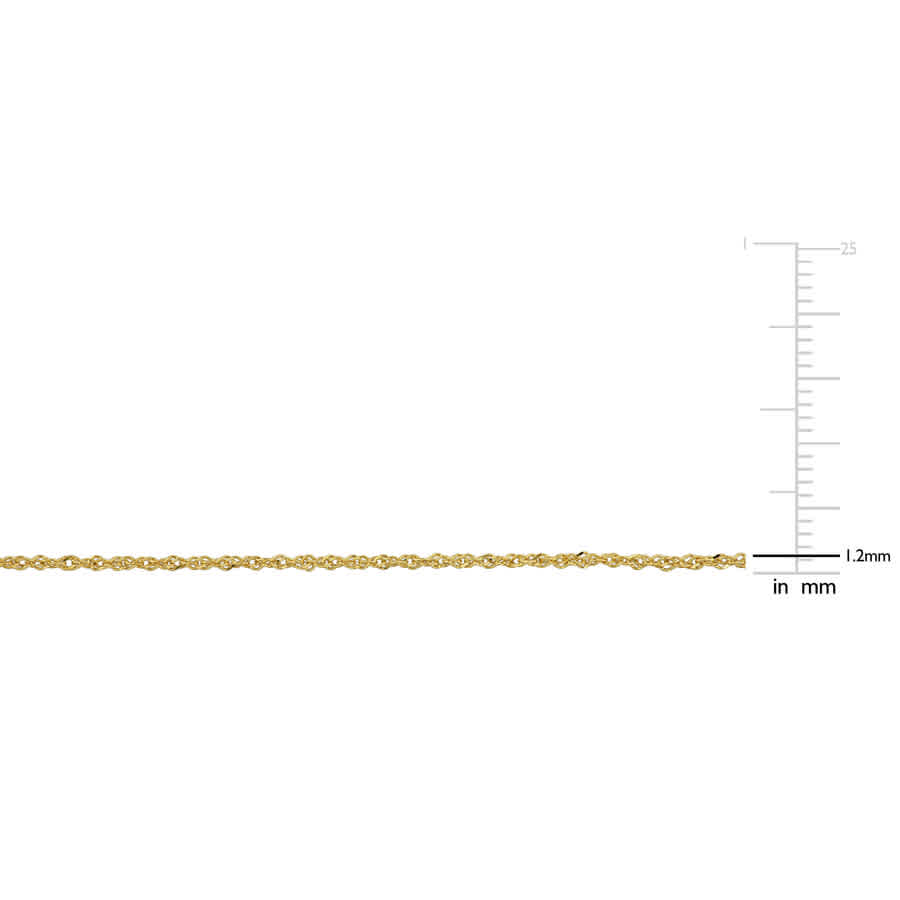 Amour 1.2mm Sparkling Singapore Bracelet In 14k Yellow Gold - 9 In In Yellow