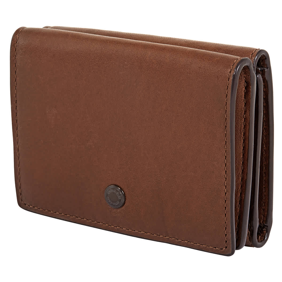 Coach Saddle Trifold Origami Coin Wallet