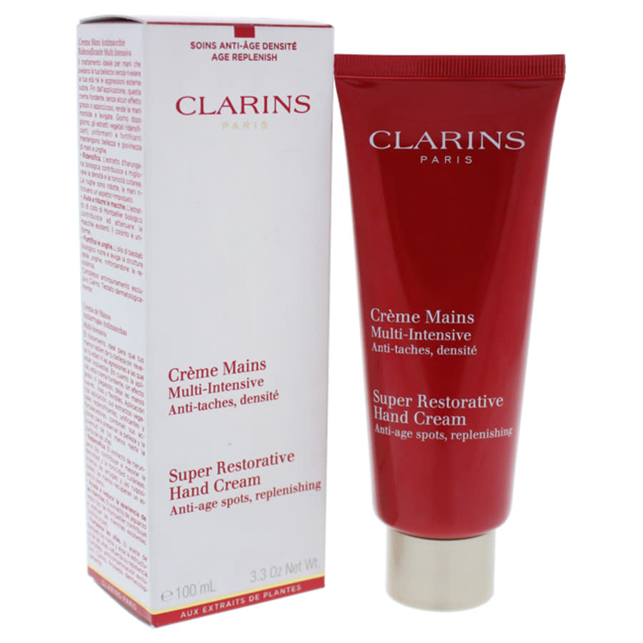 Clarins Super Restorative Anti-aging Hand Cream 3.3 Oz. In Cream