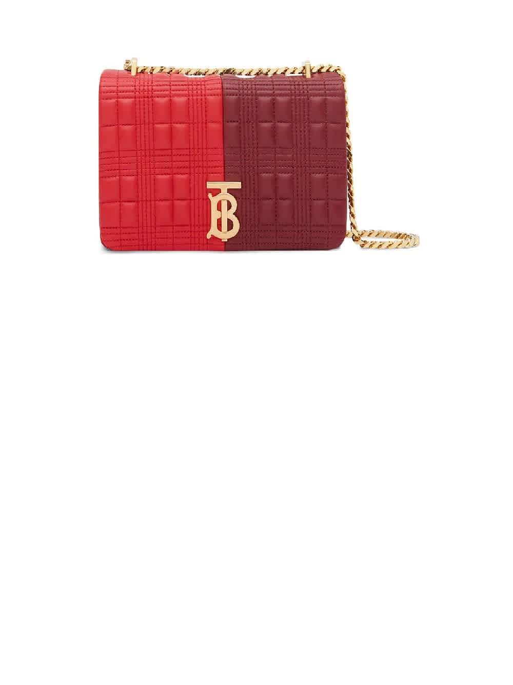 Lola leather handbag Burberry Red in Leather - 24552992