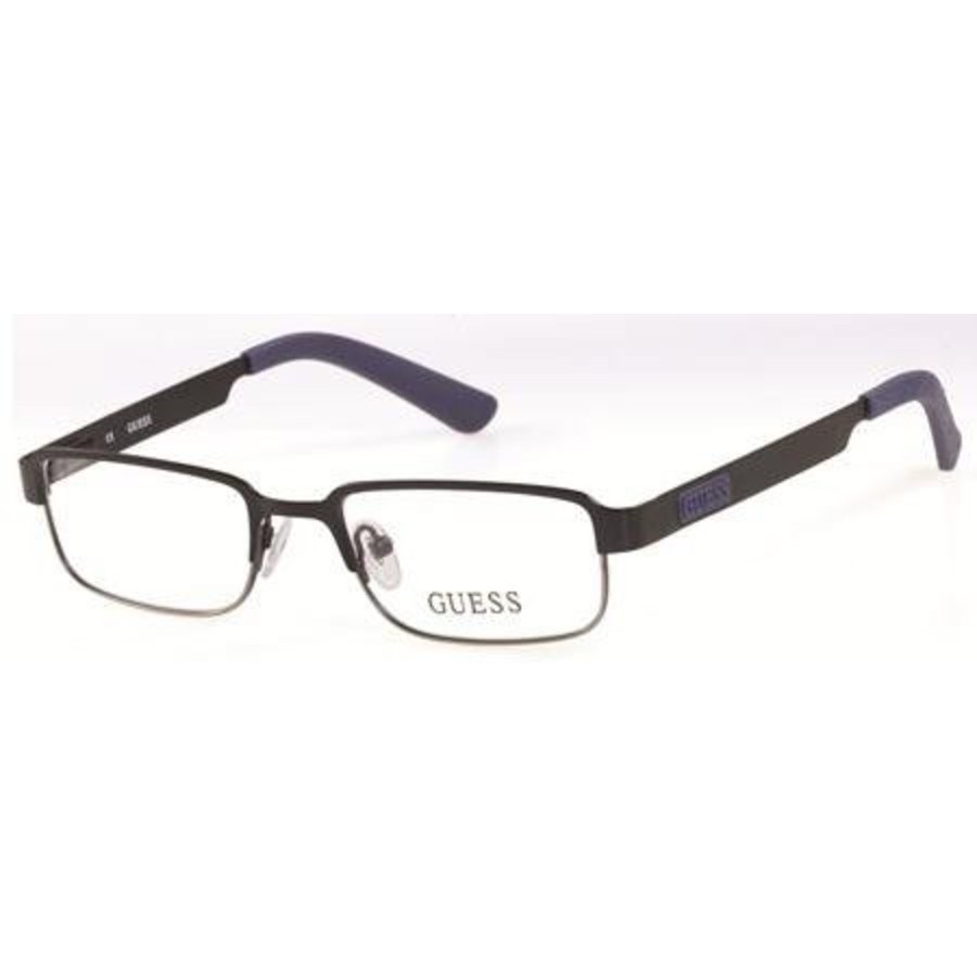 Guess Unisex Blue Round Eyeglass Frames Gu9114 (gu 9114) B79 47 In Demo Lens