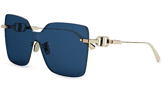 Dior CD CHAIN M1U Blue Shield Ladies Sunglasses CD40153 10V 140