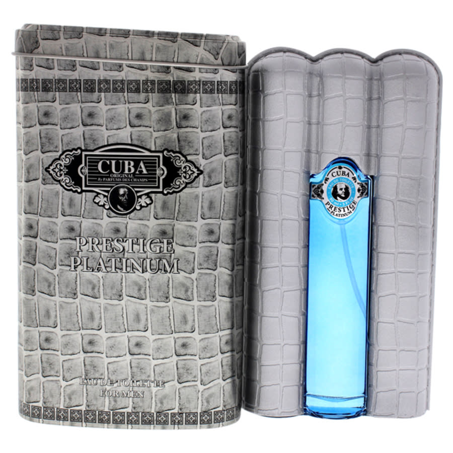 Cuba Prestige Platinum By For Men - 3 oz Edt Spray In Platinum