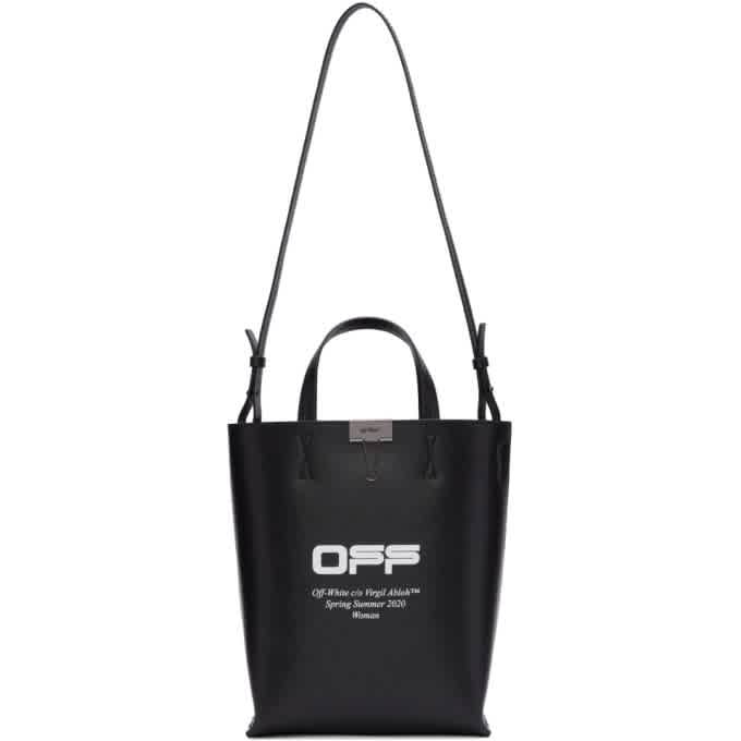 Off-white Black / White Ladies Logo Tote Bag