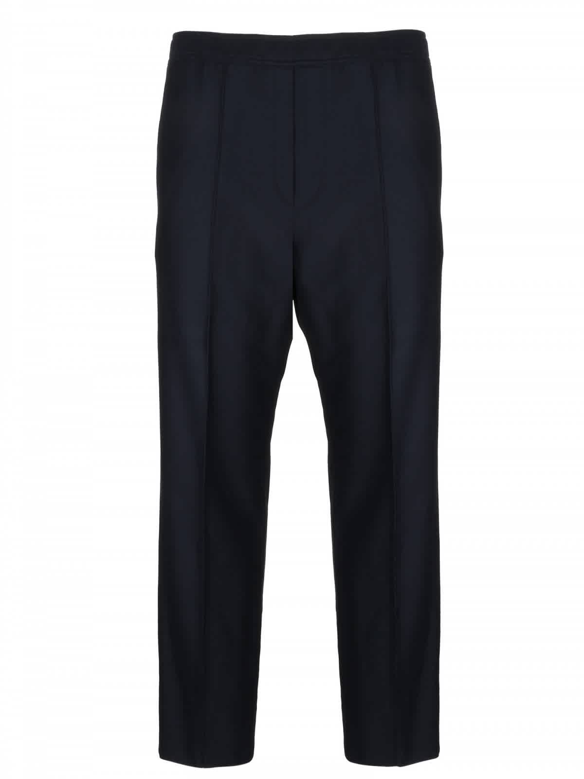 Gucci Mens Navy Jogging Pant With Side Stripe In Blue