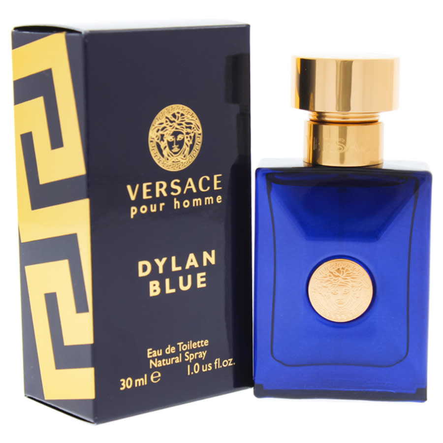 Versace Dylan Blue By  Edt Spray 1.0 oz (30 Ml) (m) In Black / Blue / Violet