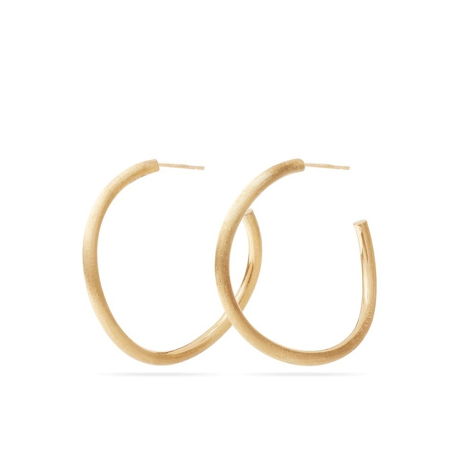 Marco Bicego Jaipur Collection Gold Medium Hoop Earrings - Ob989 Y 02 In Yellow