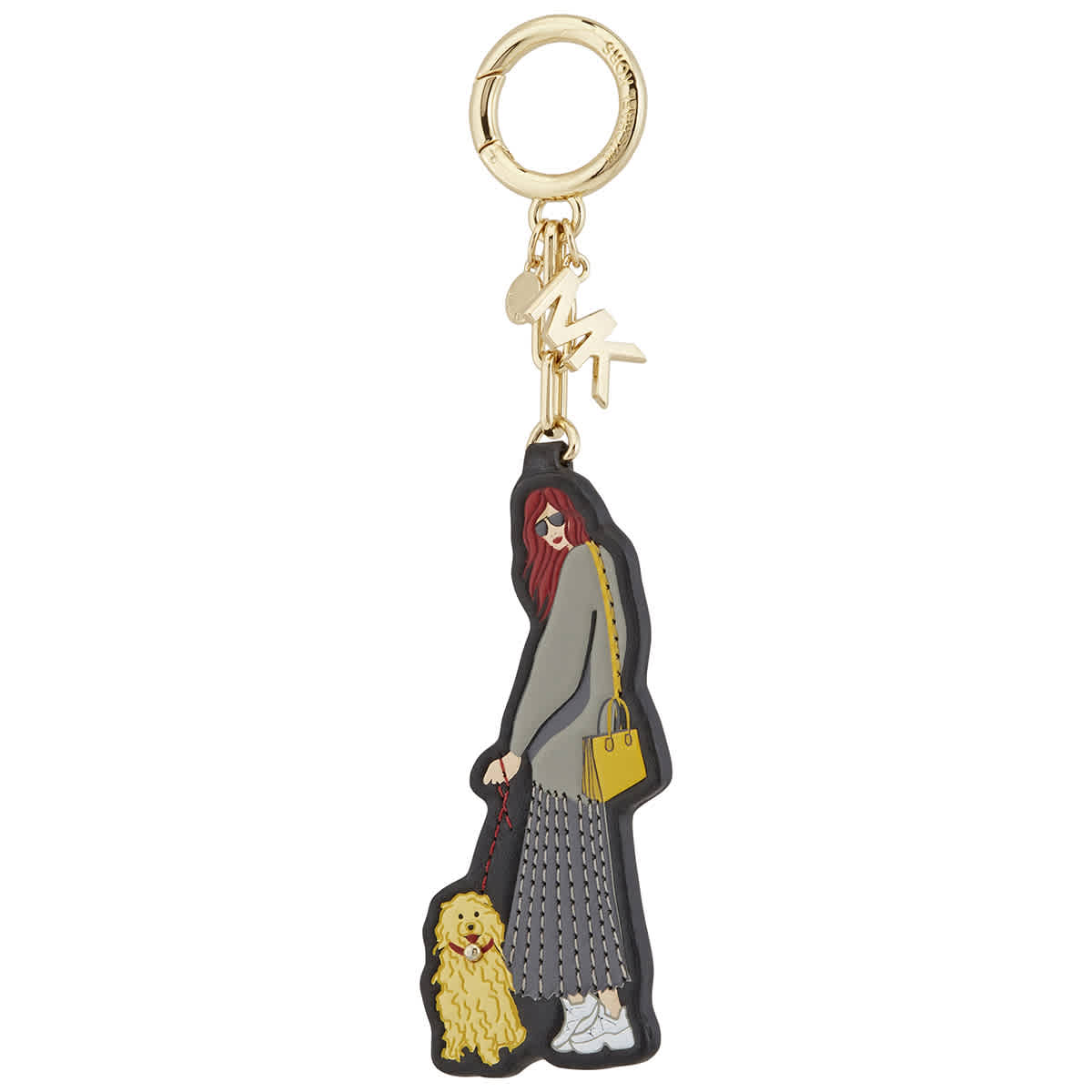 Michael Kors Jet Set Girls Zoe Keychain In Black
