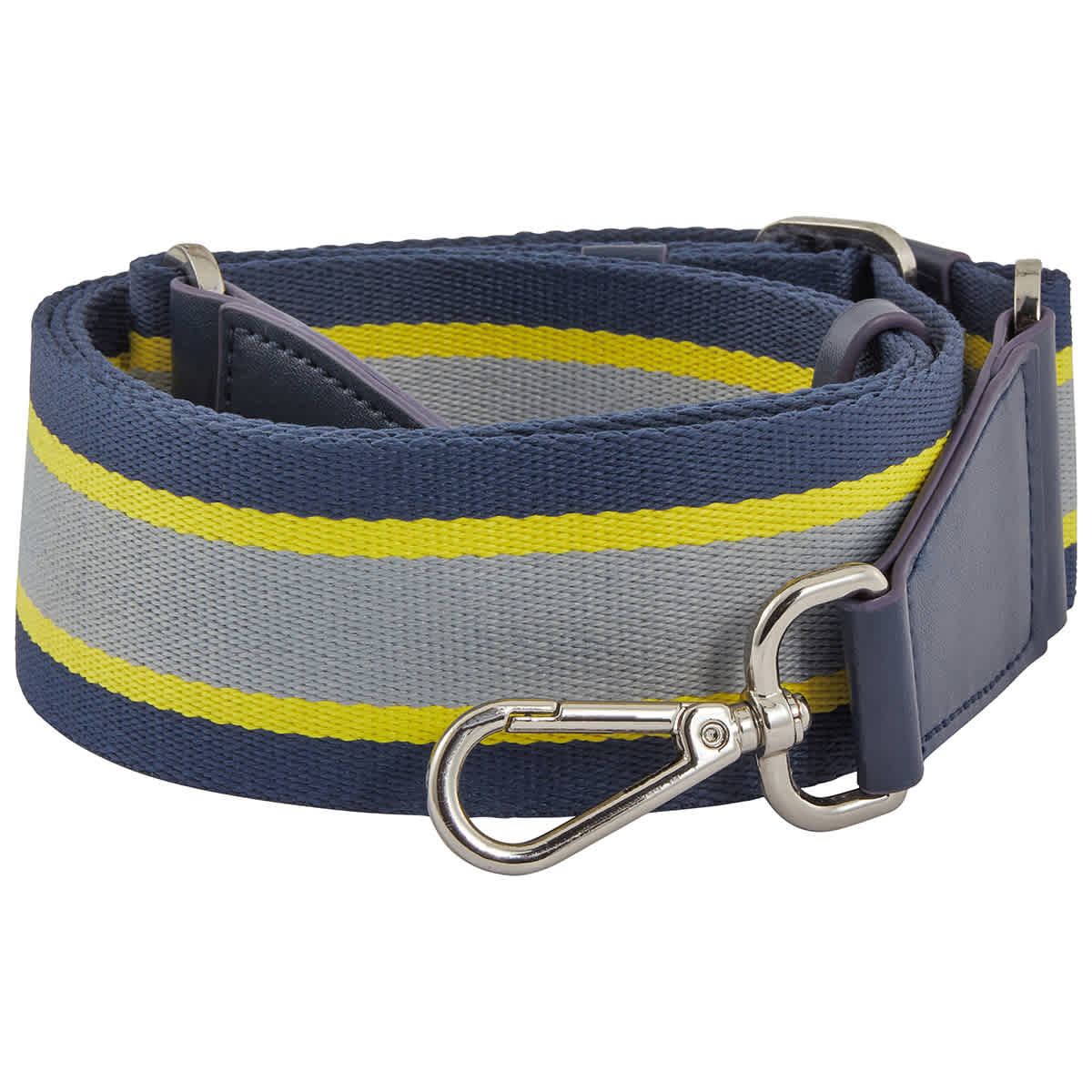 Lianna Paris Blue Ladies Stripes Strap In Blue,grey,yellow