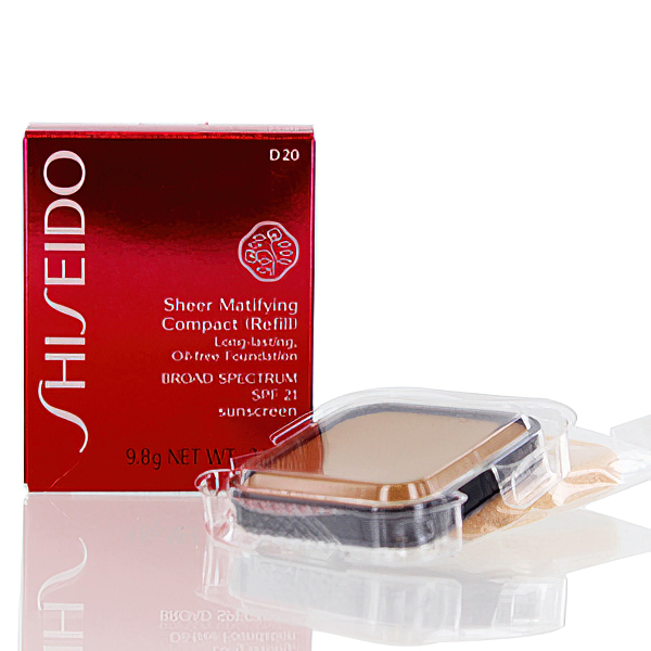 Shiseido / Sheer Matifying Spf 22 Oil Free Foundation Refill (d20).34 oz (9.8 Ml) In N,a