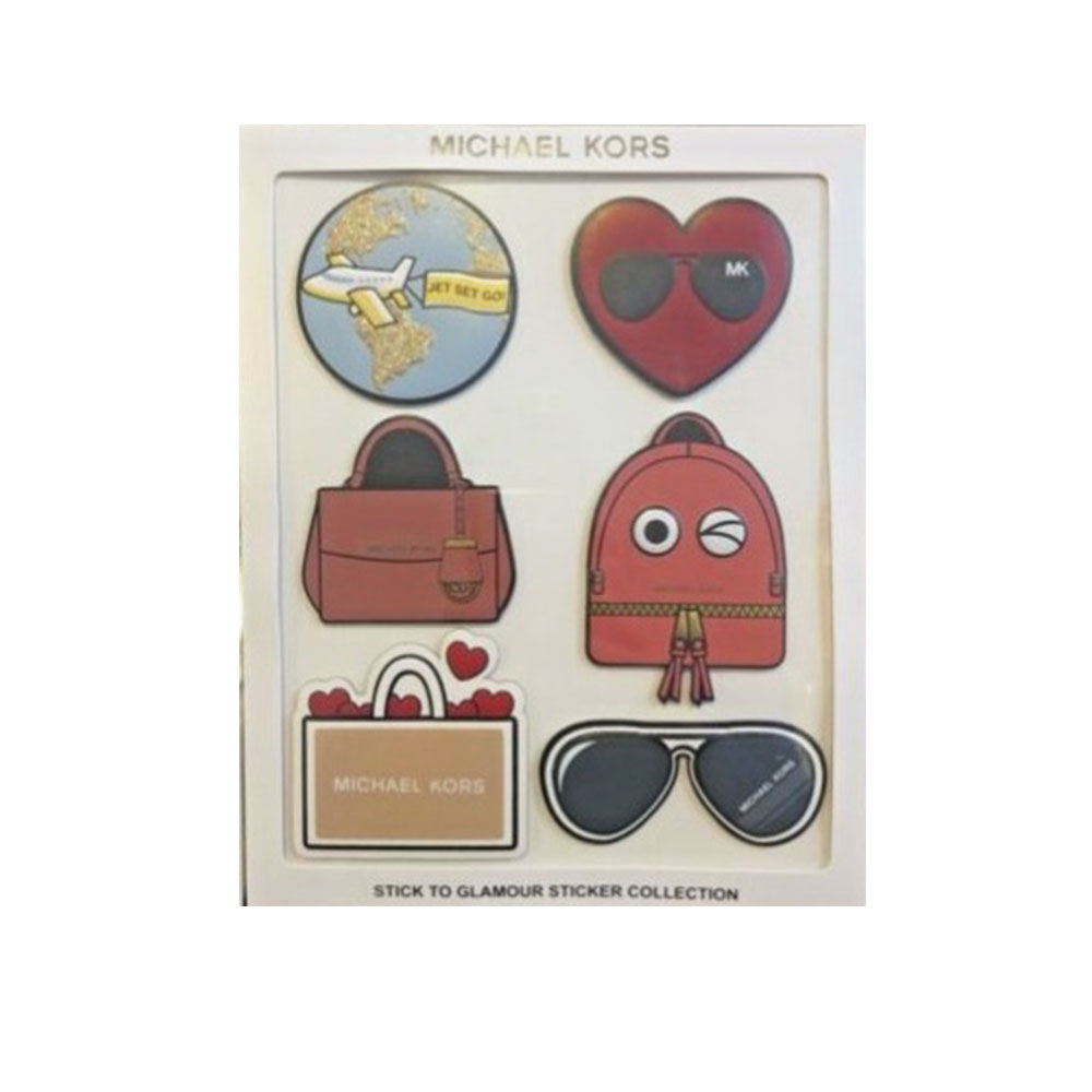 Michael Kors Babies' Stick To Glamour Sticker Set In Undefined Color