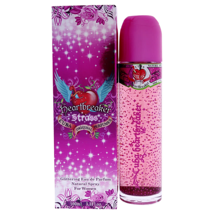 Cuba Strass Heartbreaker By  For Women - 3.3 oz Edp Spray In Red   / Green / Pink