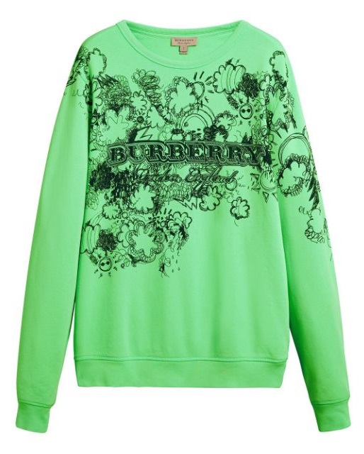 BURBERRY MADON PRINT SWEATSHIRT