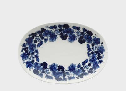 Ginori 1735 Babele Blu Pickle Dish In Blue