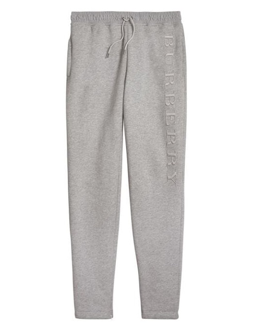 burberry embroidered sweatpants