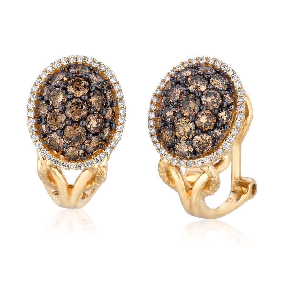 Le Vian Ladies Grand Sample Sale Earrings In 14k Honey Gold In Yellow