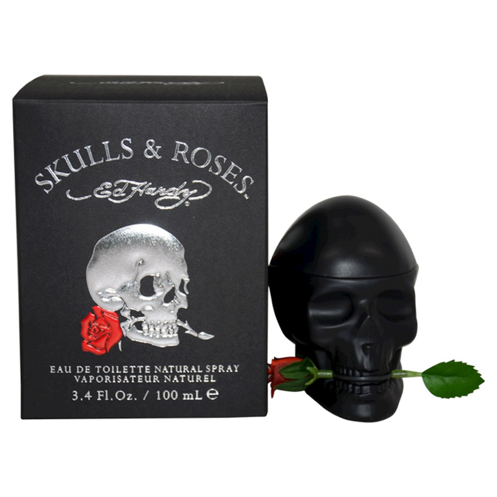 Christian Audigier Skulls & Roses /  Edt Spray 3.4 oz (m) In Pink