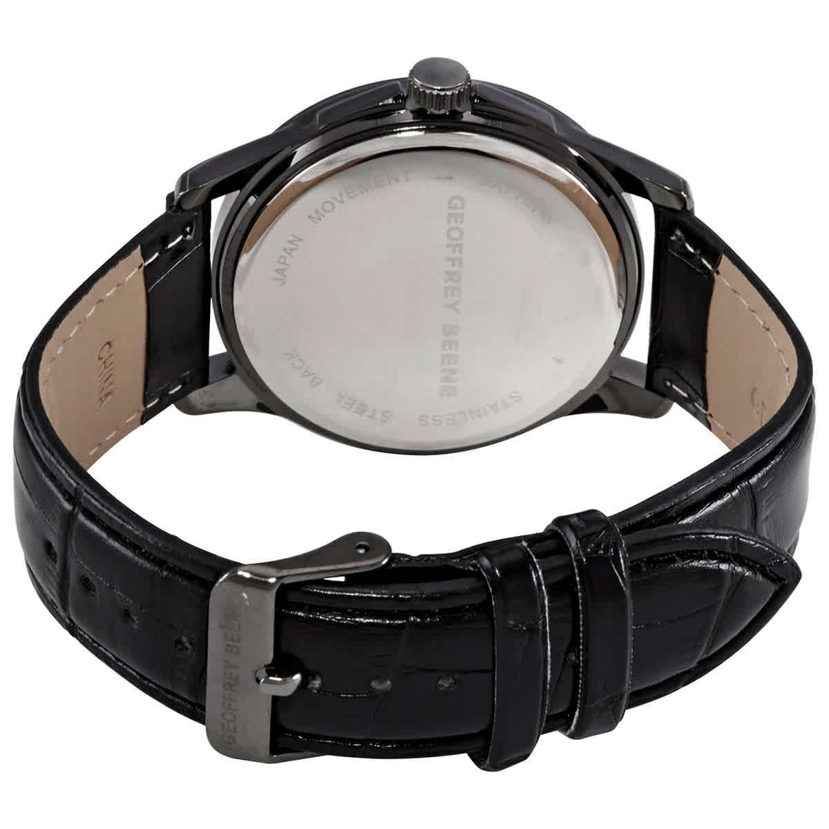 Geoffrey Beene Geoffrey Beene Quartz Gunmetal Dial Mens Watch G