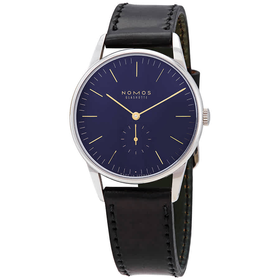 Nomos Orion Hand Wound Midnight Blue Dial Menswatch 388 In Black / Blue / Gold Tone