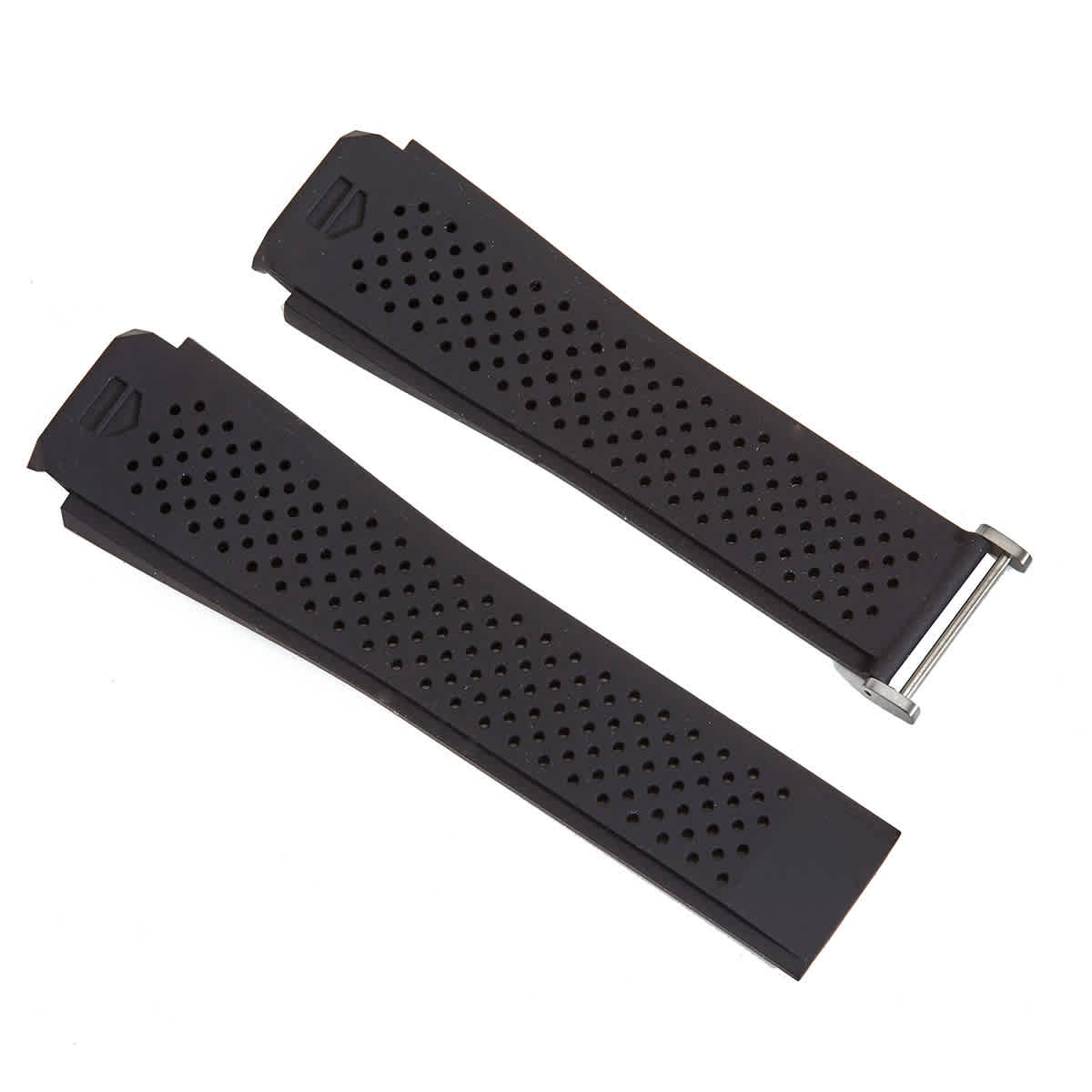 Tag Heuer Connected 45 Rubber Watch Band 1ft6076v In Black
