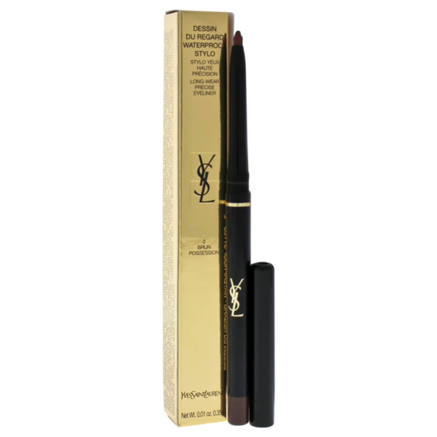 Saint Laurent Dessin Du Regard Waterproof Stylo Eyeliner - # 02 Brun Possession By Yves  For Women -  In N,a