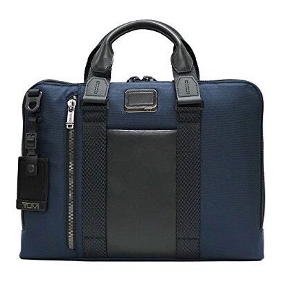 TUMI TUMI NAVY ALPHA BRAVO AVIANO SLIM BRIEFCASE