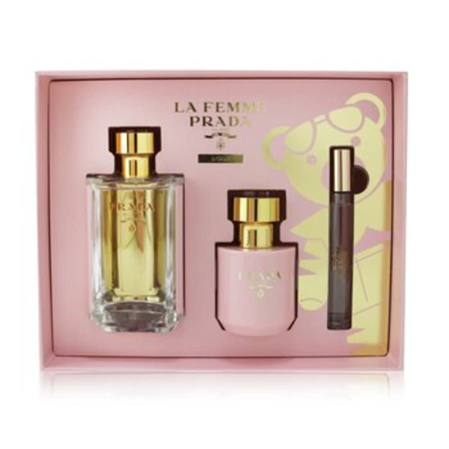 Prada - La Femme L'eau Coffret: Eau De Toilette Spray 100ml/3.4oz + Body Lotion 100ml/3.4oz + Roll-on 10ml In N,a