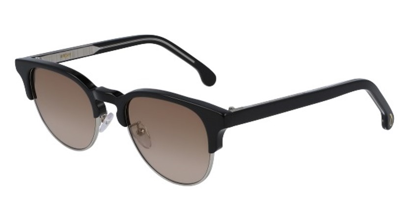 Paul Smith Birch 51mm Round Sunglasses In Black / Brown