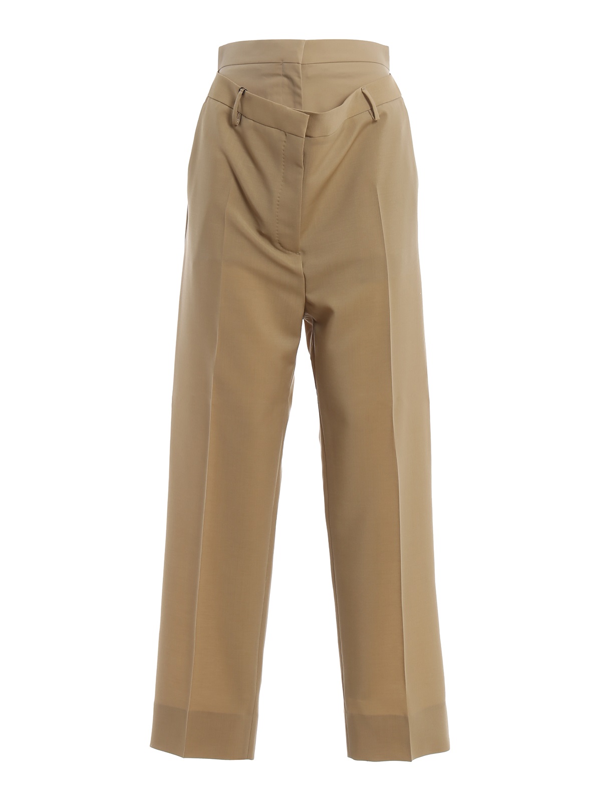 Burberry Runway Ladies Beige Trousers 