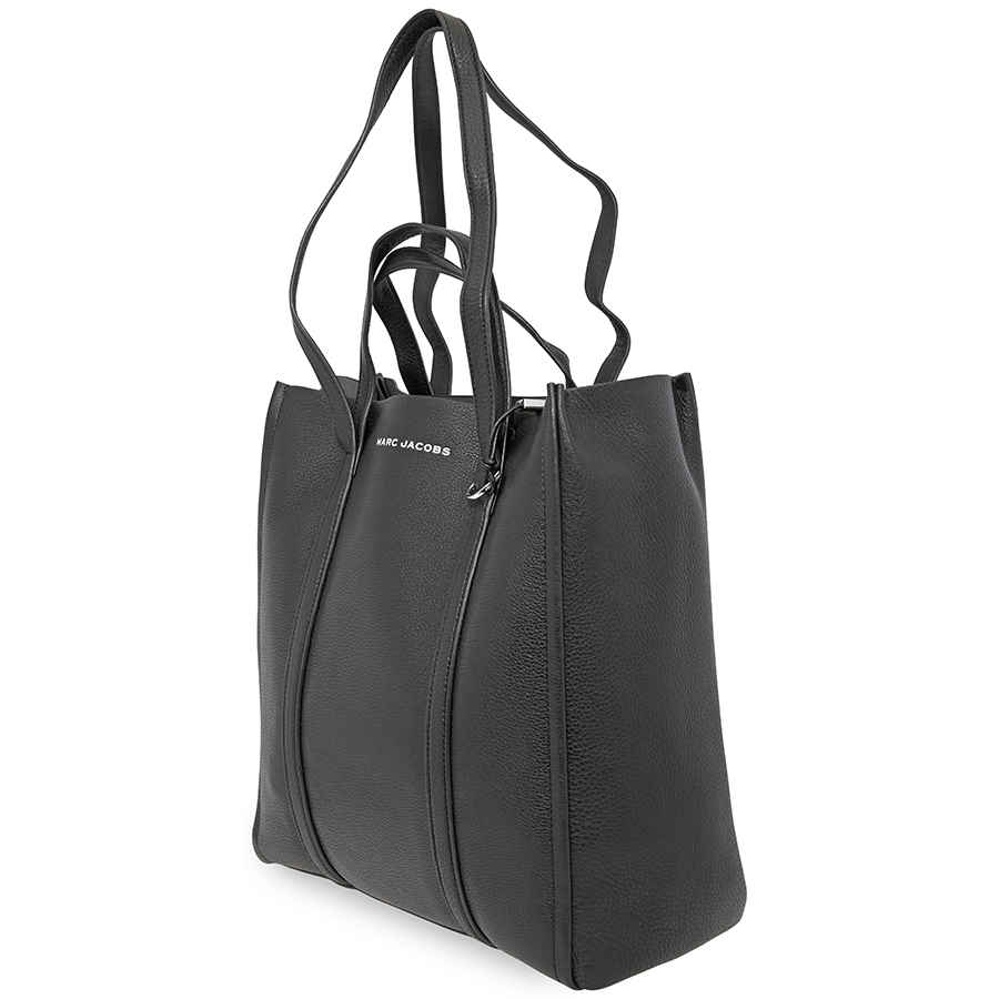 Marc Jacobs Oversized Tag Tote- Black | ModeSens