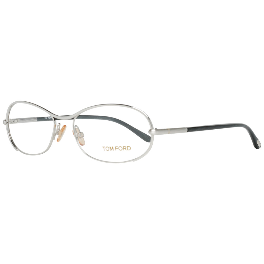 Tom Ford Demo Oval Ladies Eyeglasses Ft5078 F90 55 In Black / Silver