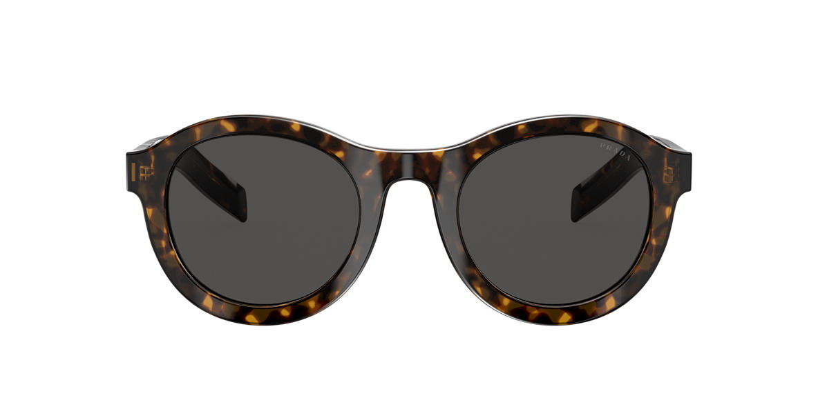 Click to view more detailed imagery on our partner's website Prada Dark Grey Round Mens Sunglasses Pr 24vs 2au5s0 49