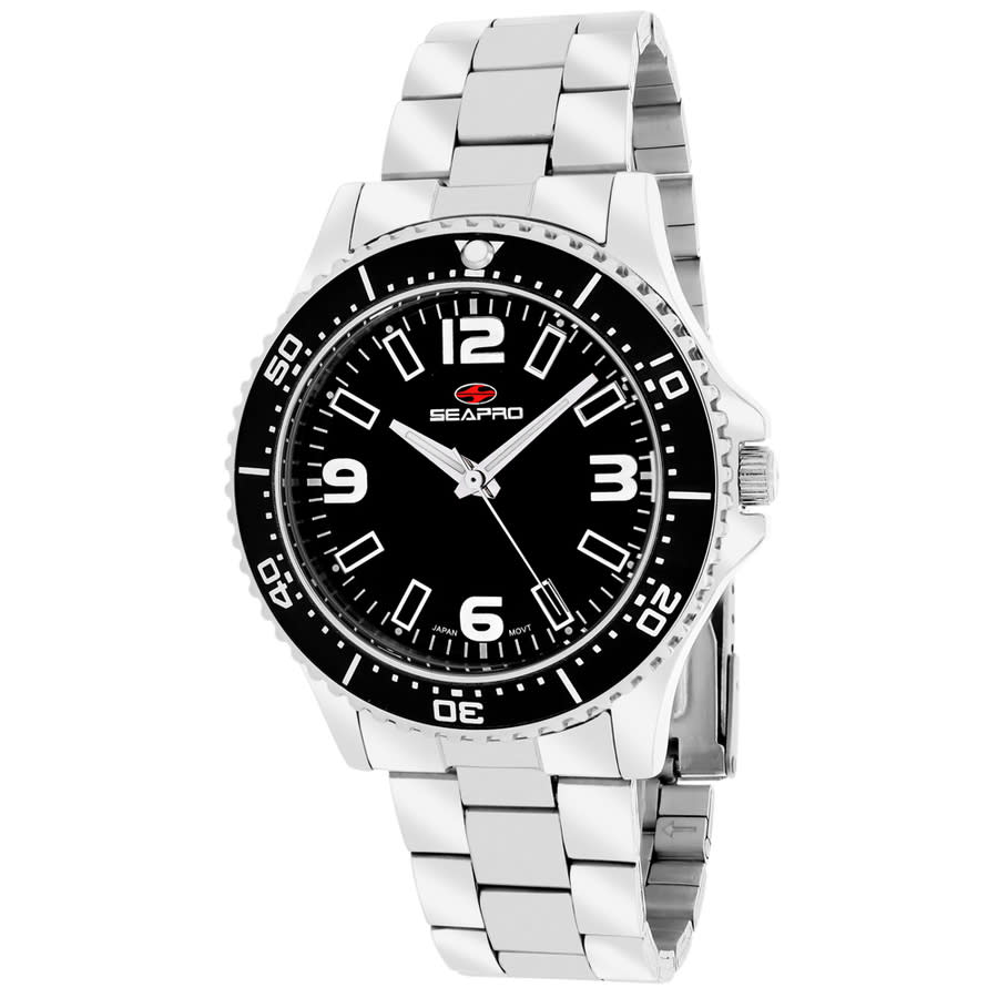 Shop Seapro Tideway Quartz Black Dial Ladies Watch Sp5411