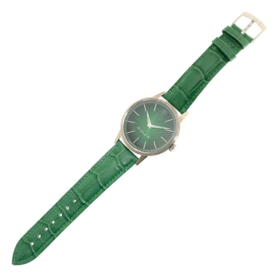 Shop Corum Heritage Automatic Green Dial Men's Watch 082.750.04/0057 Lg07 In Green / Grey