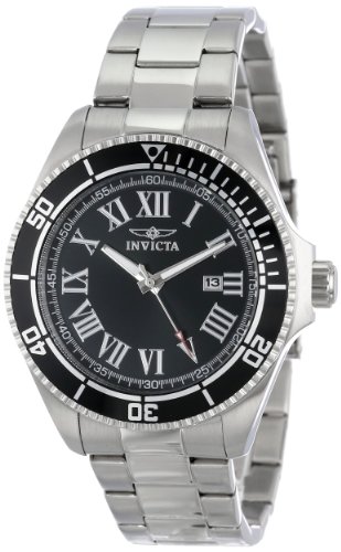 Invicta Pro Diver Black Dial Stainless Steel Mens Watch 14998