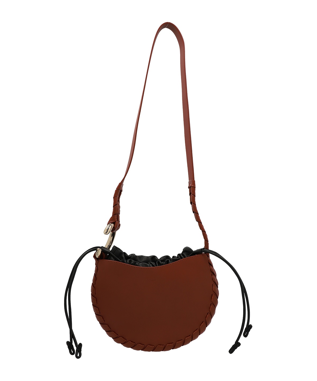 Chloé Chloe Sepia Brown Mate Small Shoulder Bag In Sepia Brown