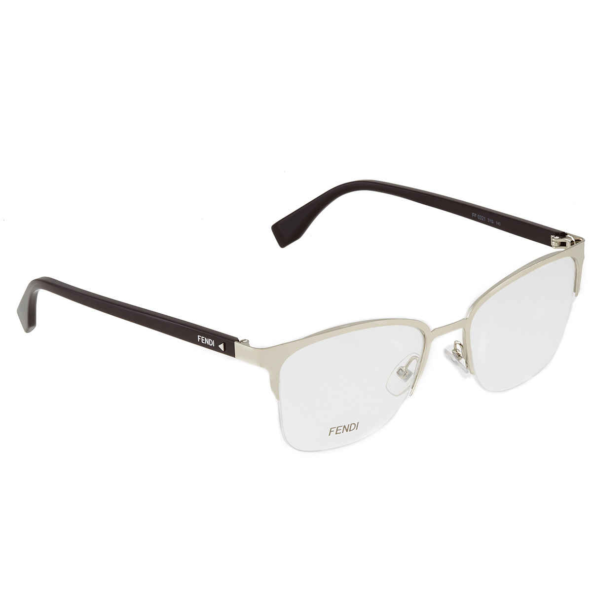 Click to view more detailed imagery on our partner's website Fendi Demo Square Eyeglasses Ff0321 3yg 52 In Gold Tone