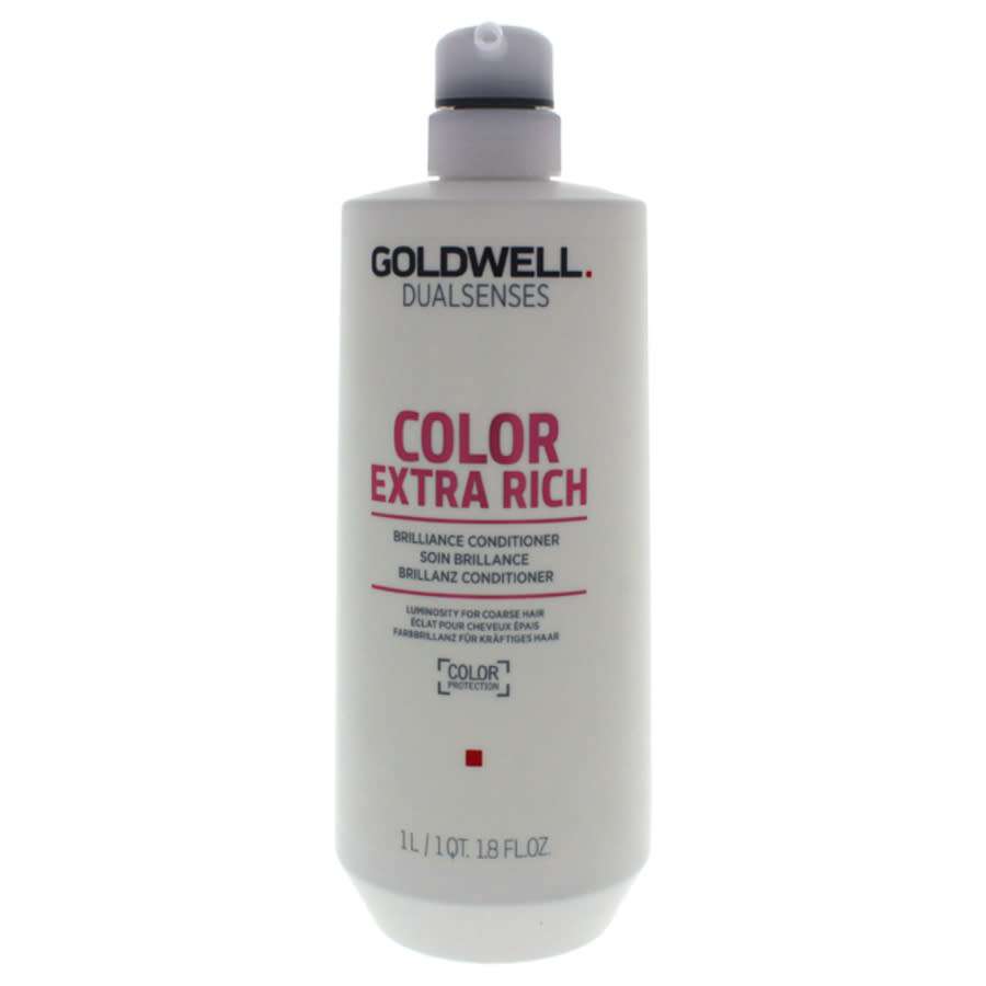 Goldwell Dualsenses Color Extra Rich Conditioner By  For Unisex - 34 oz Conditioner In Gold Tone