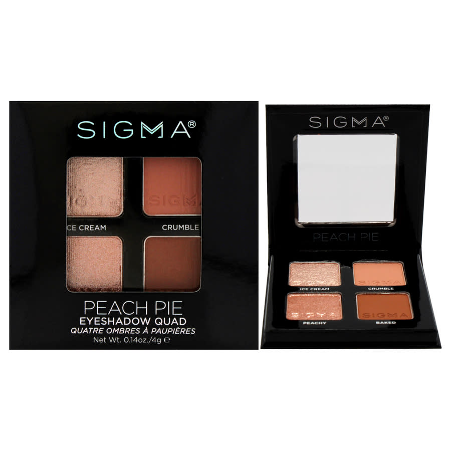 Sigma Ladies Eyeshadow Quad 0.14 oz Peach Pie Makeup 811425036242