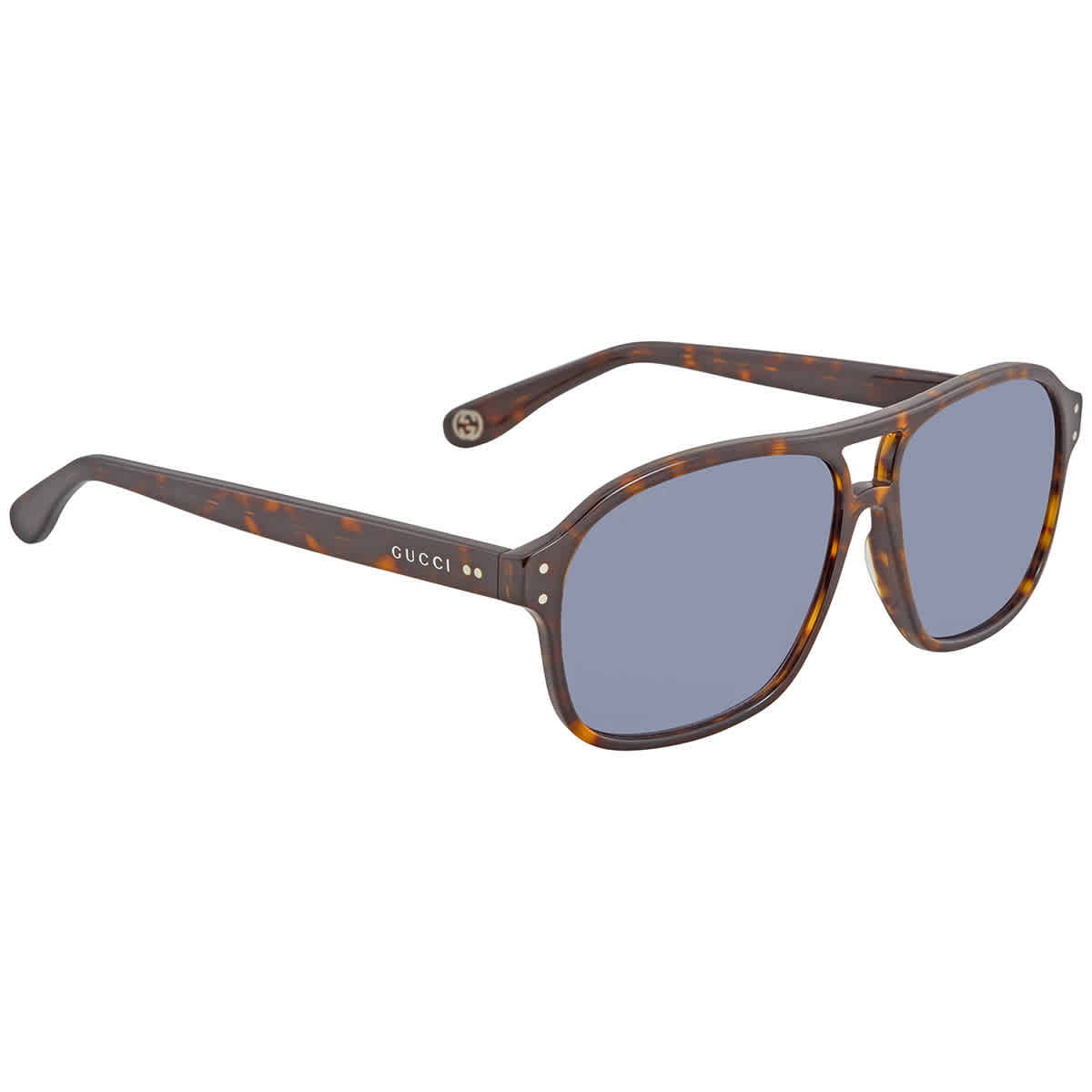 Click to view more detailed imagery on our partner's website Gucci Grey Aviator Mens Sunglasses Gg0475s-002 58