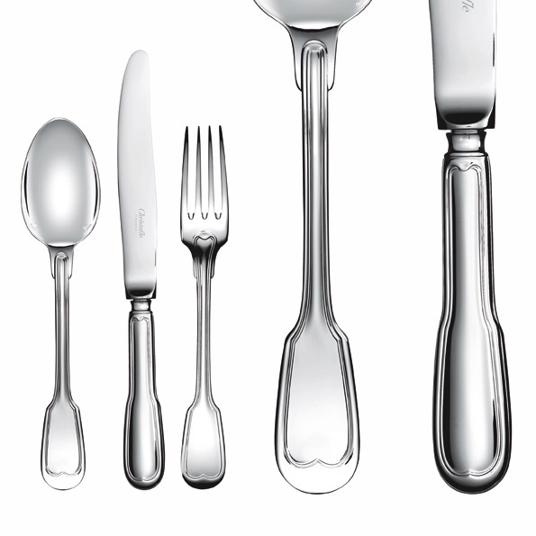 Christofle Silver Plated Chinon Demi-tasse Spoon 0027-036 In Silver