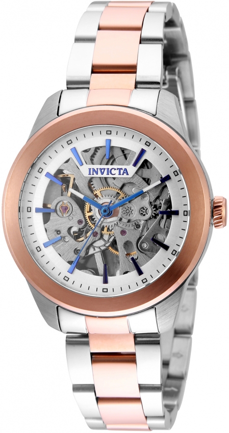 Invicta Vintage Mechanical Ladies Watch 32310 In Blue,gold Tone,pink,rose Gold Tone,silver Tone,two Tone