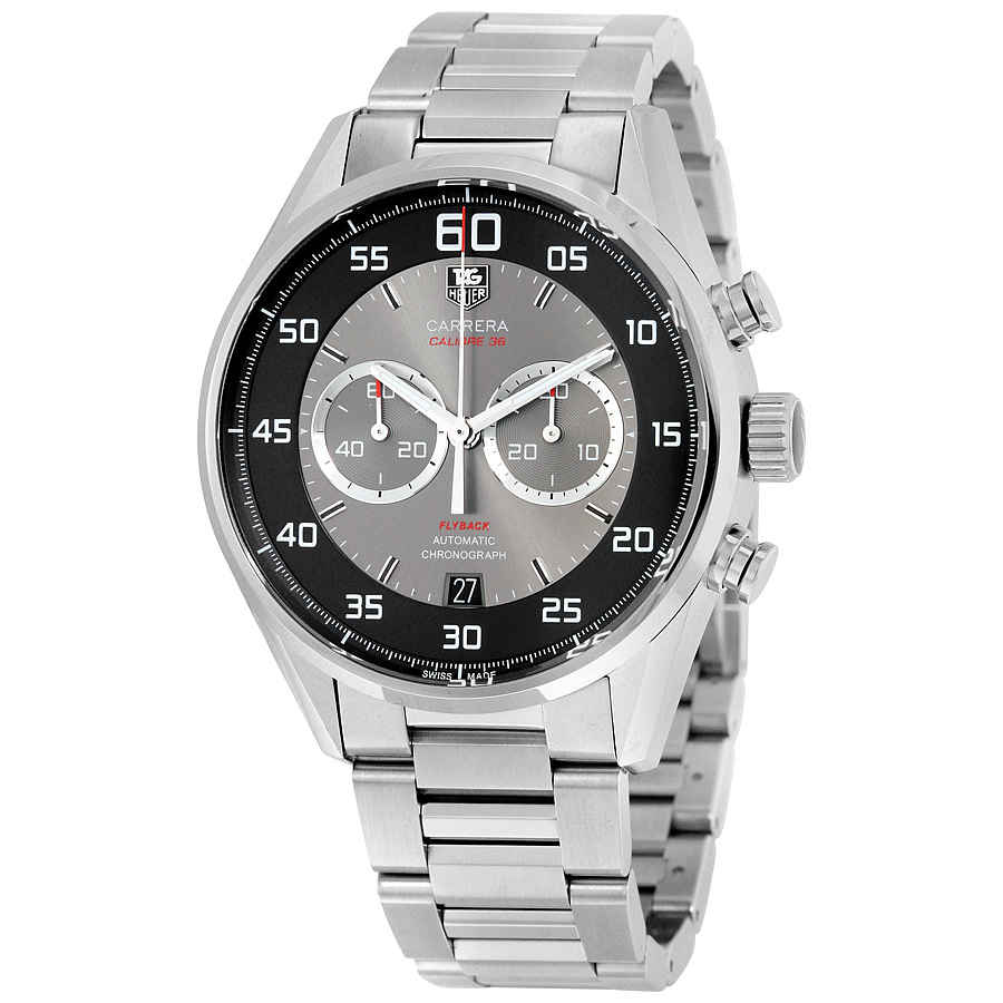 Tag Heuer Carrera Automatic Flyback Chronograph Mens Watch Car2b10.ba0799 In Black / Silver / Skeleton