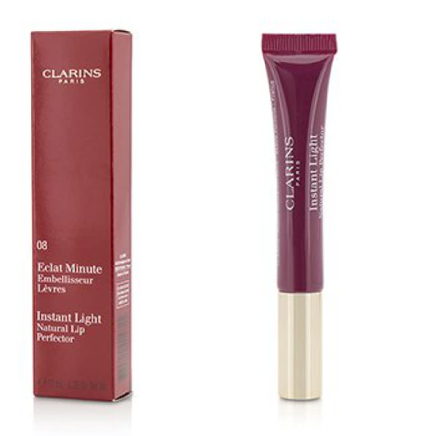 Clarins Natural Lip Perfector Lip Gloss In Green,purple