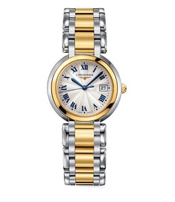 Longines Primaluna Automatic Silver Dial Ladies Watch L8.112.5.91.6 In Blue / Gold / Silver / Yellow