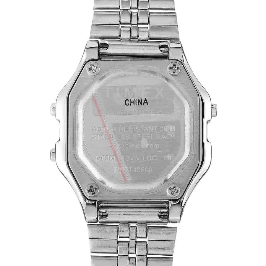 Timex - Timex Digital Chronograph Quartz Pink Dial Ladies Watch T