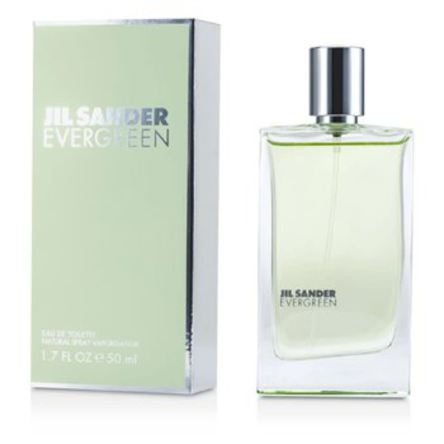 Jil Sander - Evergreen Eau De Toilette Spray 50ml / 1.7oz In Green / Rose / Spring / White