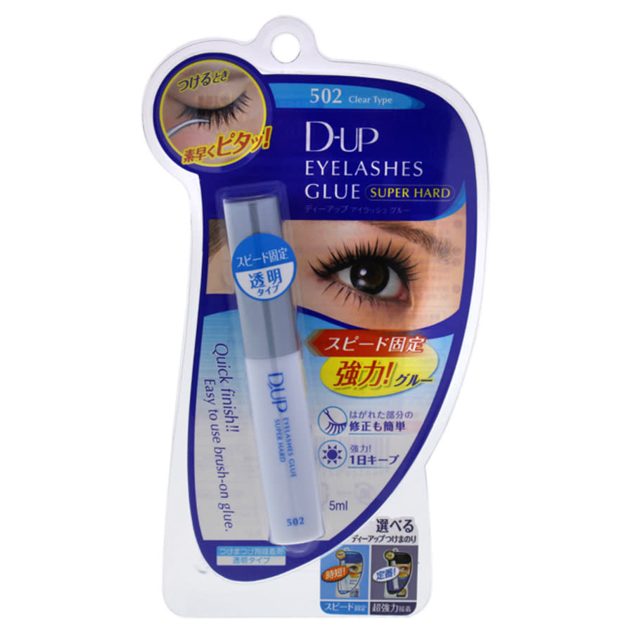 Dup Ladies Eyelashes Glue Super Hard 0.17 oz 502n Clear Makeup 4946324025168 In N,a